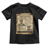 Vintage Newspaper Marcus Garvey Toddler T Shirt Up You Mighty Race Quote
