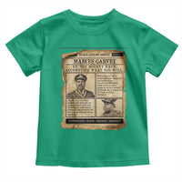 Vintage Newspaper Marcus Garvey Toddler T Shirt Up You Mighty Race Quote