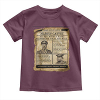 Vintage Newspaper Marcus Garvey Toddler T Shirt Up You Mighty Race Quote