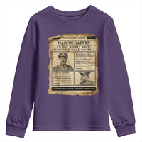 Vintage Newspaper Marcus Garvey Youth Sweatshirt Up You Mighty Race Quote