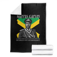 Marcus Garvey Jamaican National Hero Throw Blanket Pan Africanism History Gift