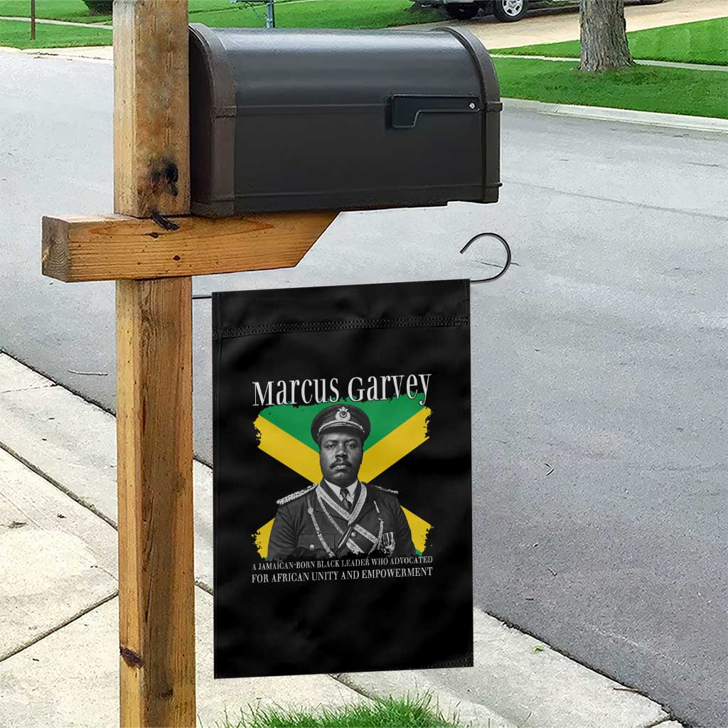 Marcus Garvey Jamaican National Hero Garden Flag Pan Africanism History Gift