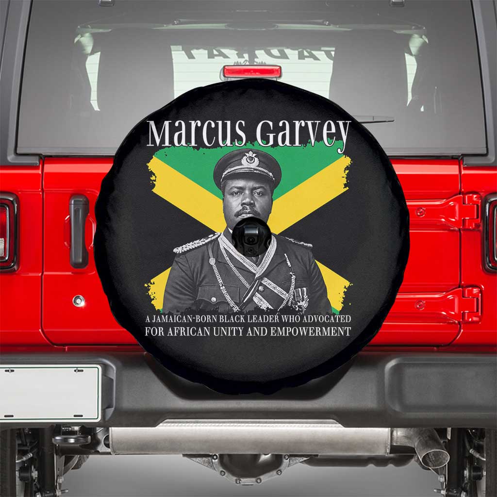 Marcus Garvey Jamaican National Hero Spare Tire Cover Pan Africanism History Gift