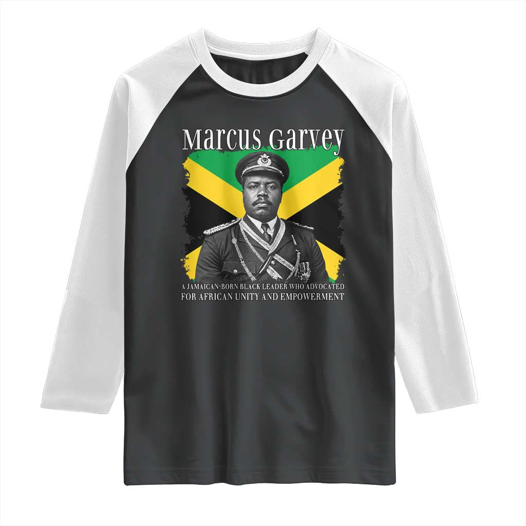 Marcus Garvey Jamaican National Hero Raglan Shirt Pan Africanism History Gift
