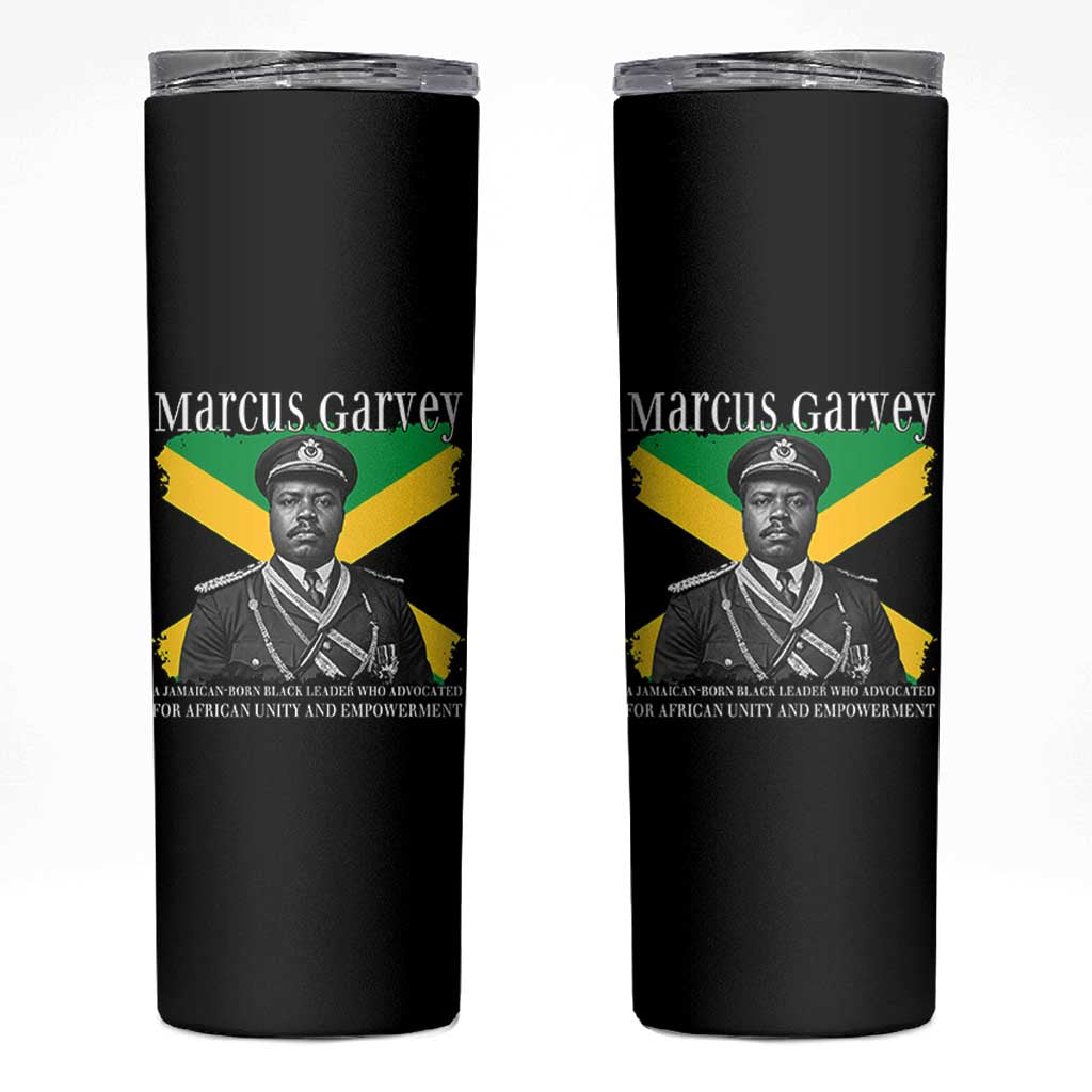 Marcus Garvey Jamaican National Hero Skinny Tumbler Pan Africanism History Gift