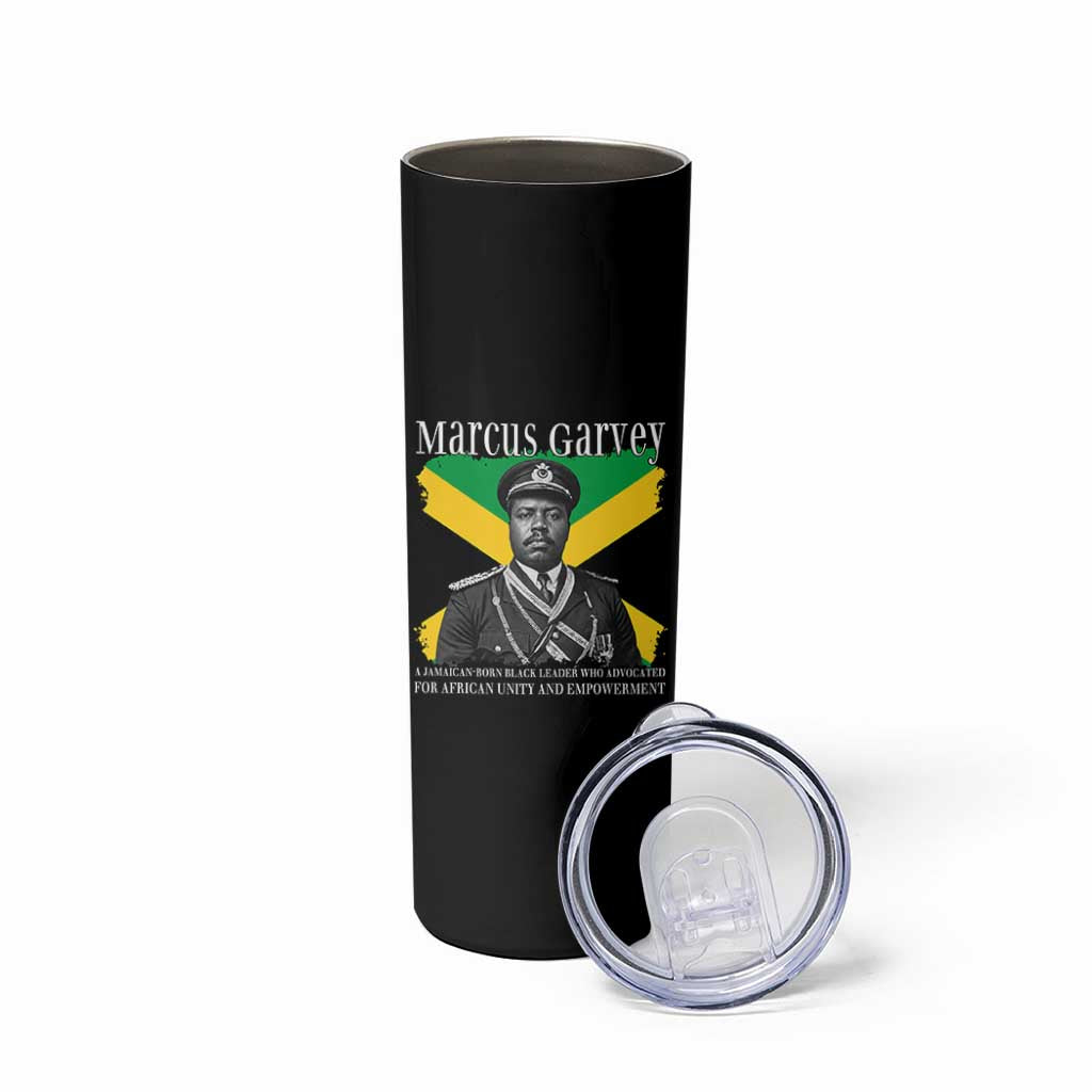 Marcus Garvey Jamaican National Hero Skinny Tumbler Pan Africanism History Gift