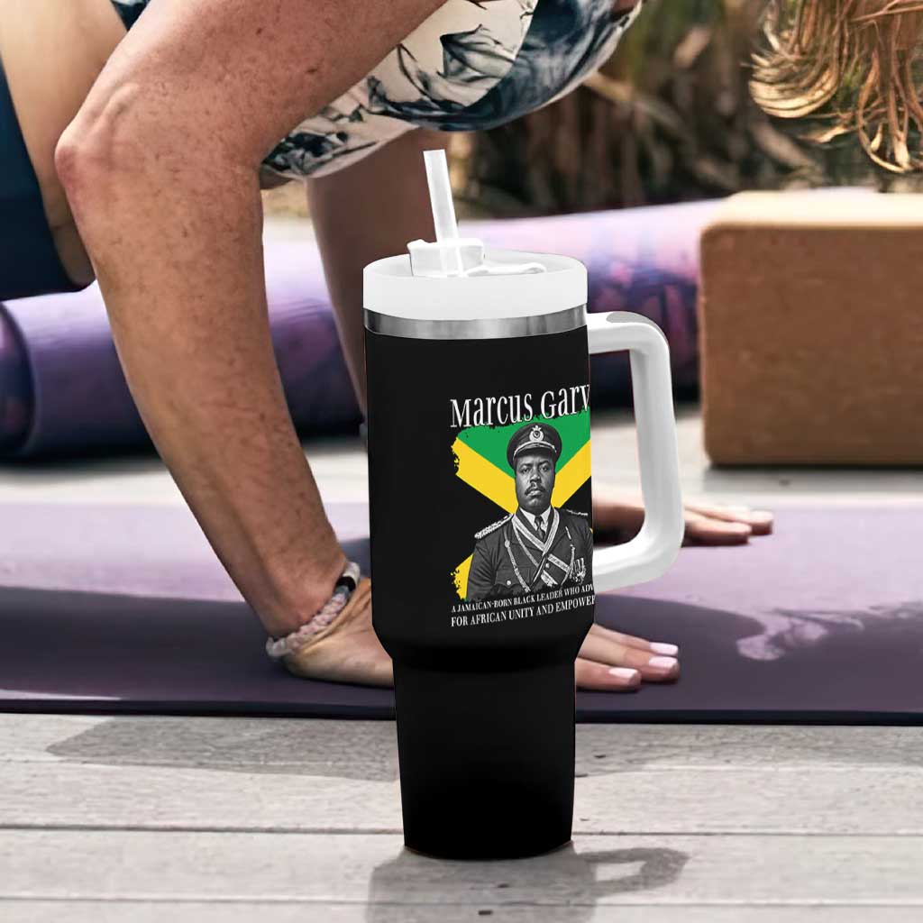Marcus Garvey Jamaican National Hero Tumbler With Handle Pan Africanism History Gift