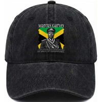 Marcus Garvey Jamaican National Hero Washed Cotton Baseball Cap Pan Africanism History Gift