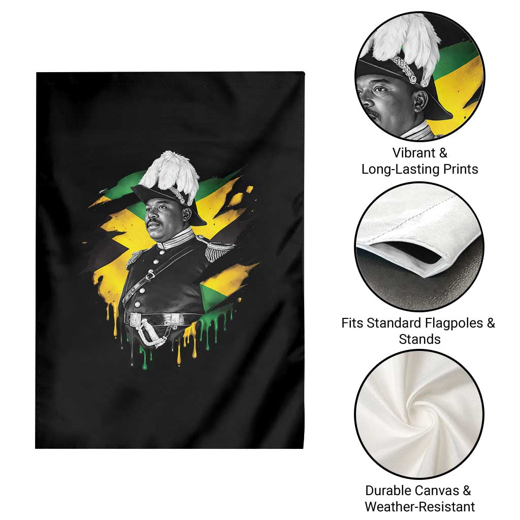 Marcus Garvey Jamaican National Hero Garden Flag African American Heritage