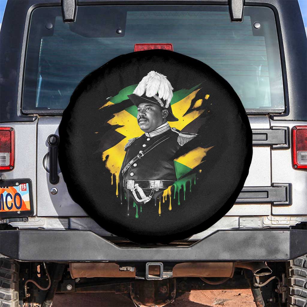 Marcus Garvey Jamaican National Hero Spare Tire Cover African American Heritage