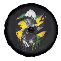 Marcus Garvey Jamaican National Hero Spare Tire Cover African American Heritage