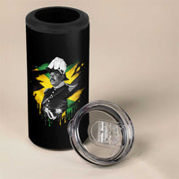 Marcus Garvey Jamaican National Hero 4 in 1 Can Cooler Tumbler African American Heritage
