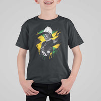 Marcus Garvey Jamaican National Hero T Shirt For Kid African American Heritage