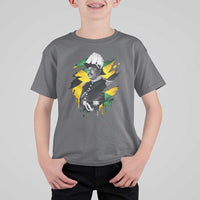 Marcus Garvey Jamaican National Hero T Shirt For Kid African American Heritage