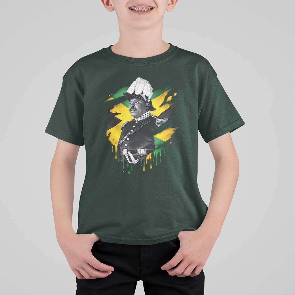 Marcus Garvey Jamaican National Hero T Shirt For Kid African American Heritage
