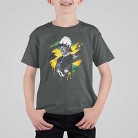Marcus Garvey Jamaican National Hero T Shirt For Kid African American Heritage