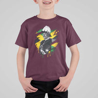 Marcus Garvey Jamaican National Hero T Shirt For Kid African American Heritage