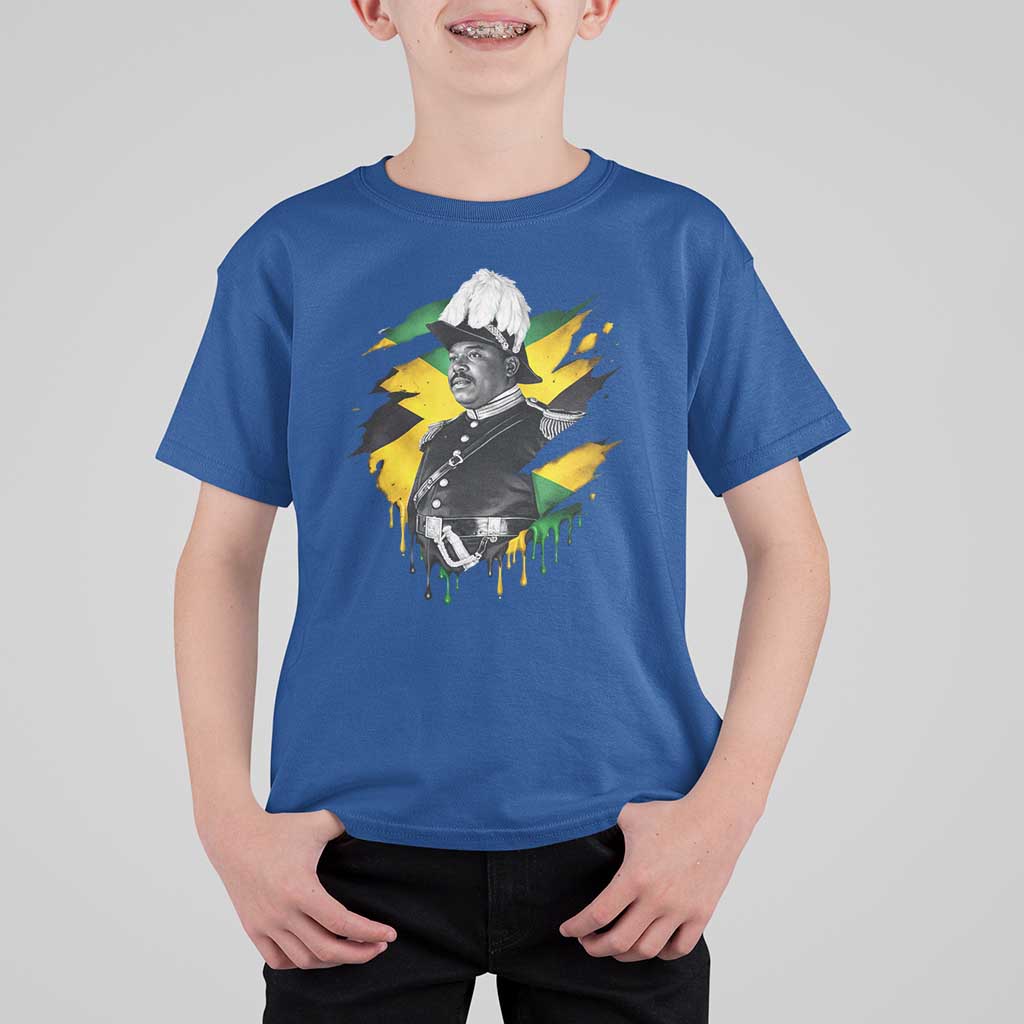 Marcus Garvey Jamaican National Hero T Shirt For Kid African American Heritage