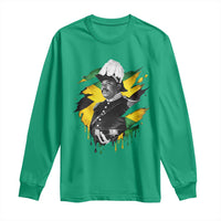 Marcus Garvey Jamaican National Hero Long Sleeve Shirt African American Heritage