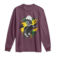 Marcus Garvey Jamaican National Hero Long Sleeve Shirt African American Heritage