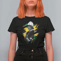 Marcus Garvey Jamaican National Hero T Shirt For Women African American Heritage