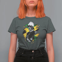 Marcus Garvey Jamaican National Hero T Shirt For Women African American Heritage