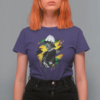 Marcus Garvey Jamaican National Hero T Shirt For Women African American Heritage