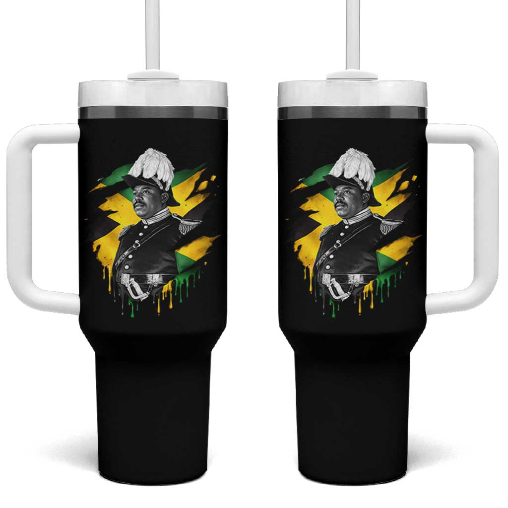 Marcus Garvey Jamaican National Hero Tumbler With Handle African American Heritage