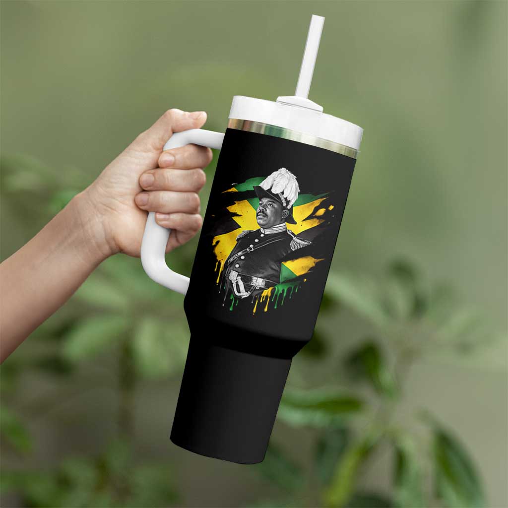 Marcus Garvey Jamaican National Hero Tumbler With Handle African American Heritage