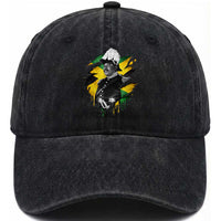 Marcus Garvey Jamaican National Hero Washed Cotton Baseball Cap African American Heritage