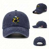 Marcus Garvey Jamaican National Hero Washed Cotton Baseball Cap African American Heritage