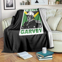 Pan Africanism Think Like Garvey Throw Blanket Marcus Garvey Jamaica Flag
