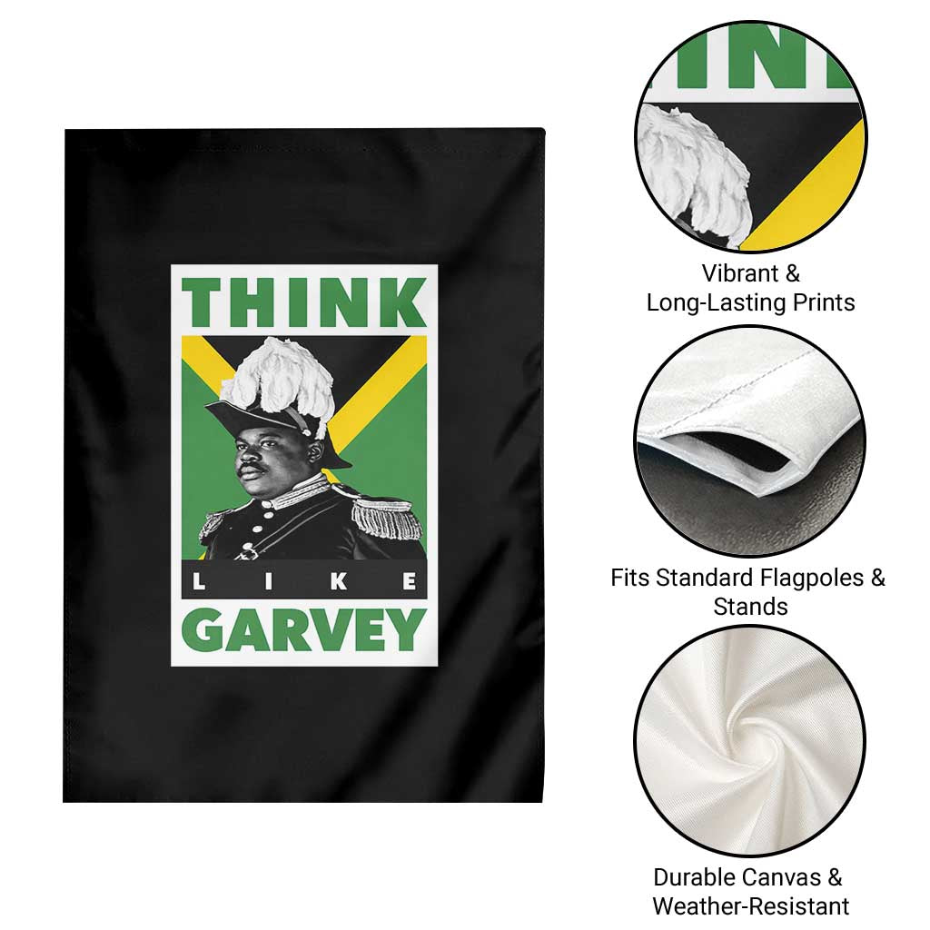 Pan Africanism Think Like Garvey Garden Flag Marcus Garvey Jamaica Flag