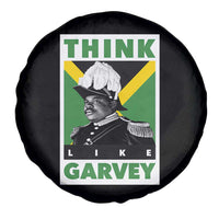 Pan Africanism Think Like Garvey Spare Tire Cover Marcus Garvey Jamaica Flag