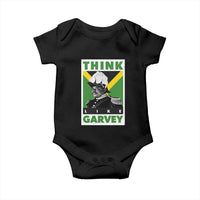 Pan Africanism Think Like Garvey Baby Onesie Marcus Garvey Jamaica Flag
