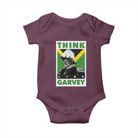 Pan Africanism Think Like Garvey Baby Onesie Marcus Garvey Jamaica Flag