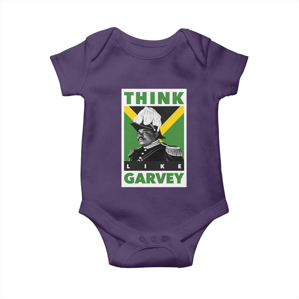Pan Africanism Think Like Garvey Baby Onesie Marcus Garvey Jamaica Flag