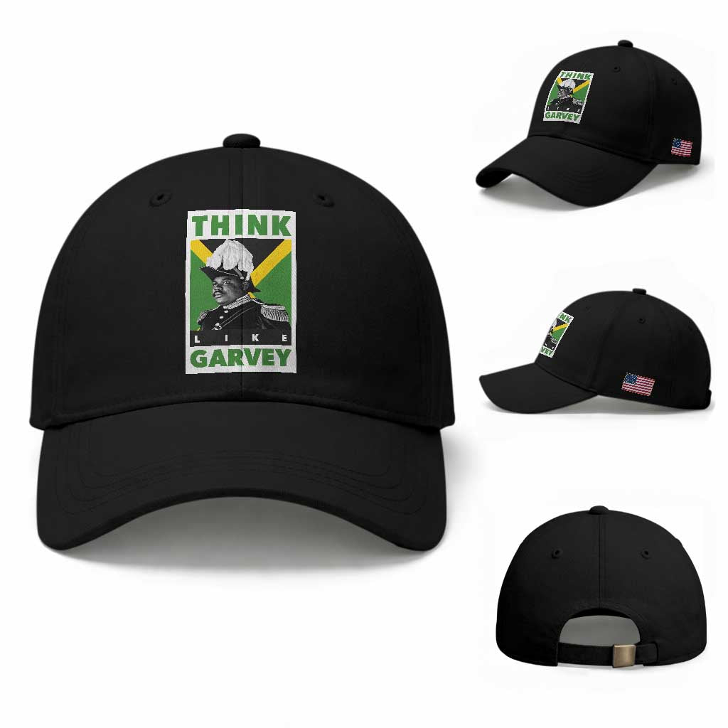 Pan Africanism Think Like Garvey Baseball Cap Marcus Garvey Jamaica Flag