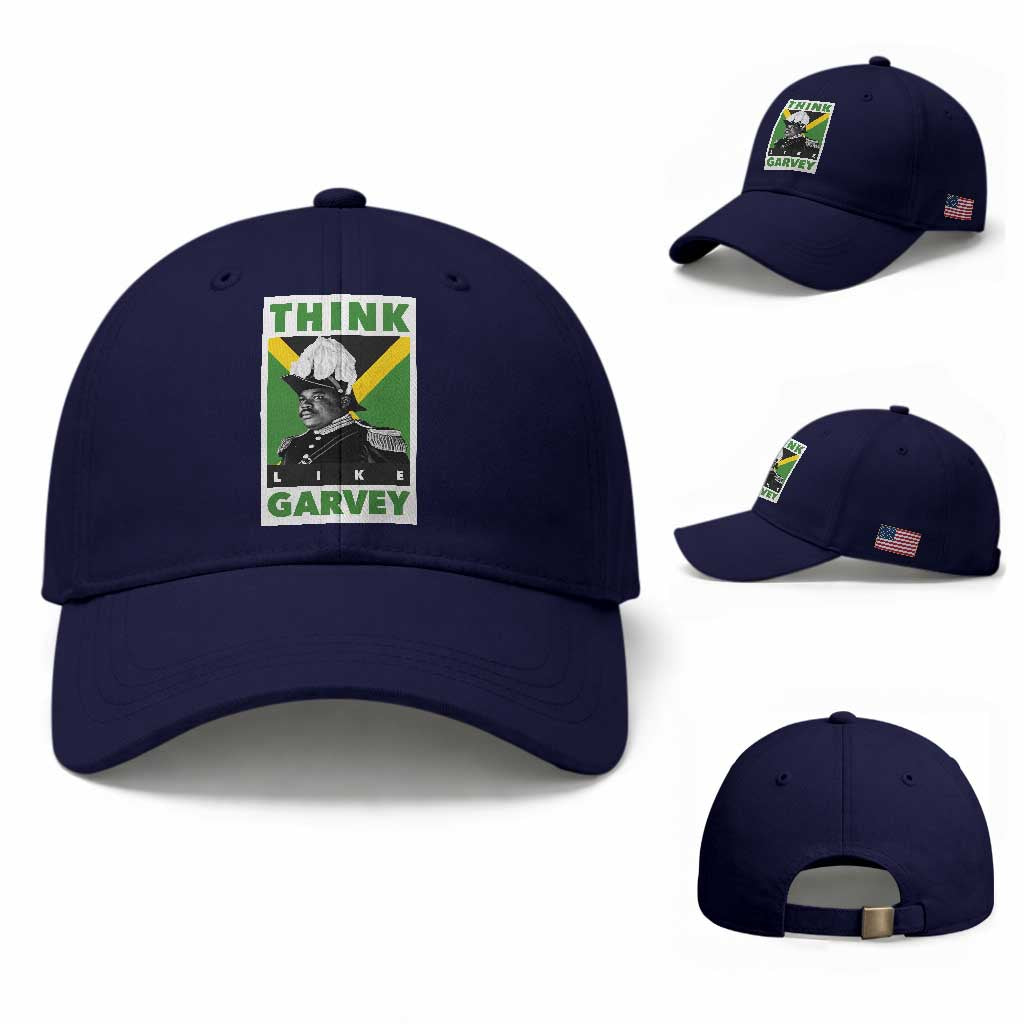 Pan Africanism Think Like Garvey Baseball Cap Marcus Garvey Jamaica Flag