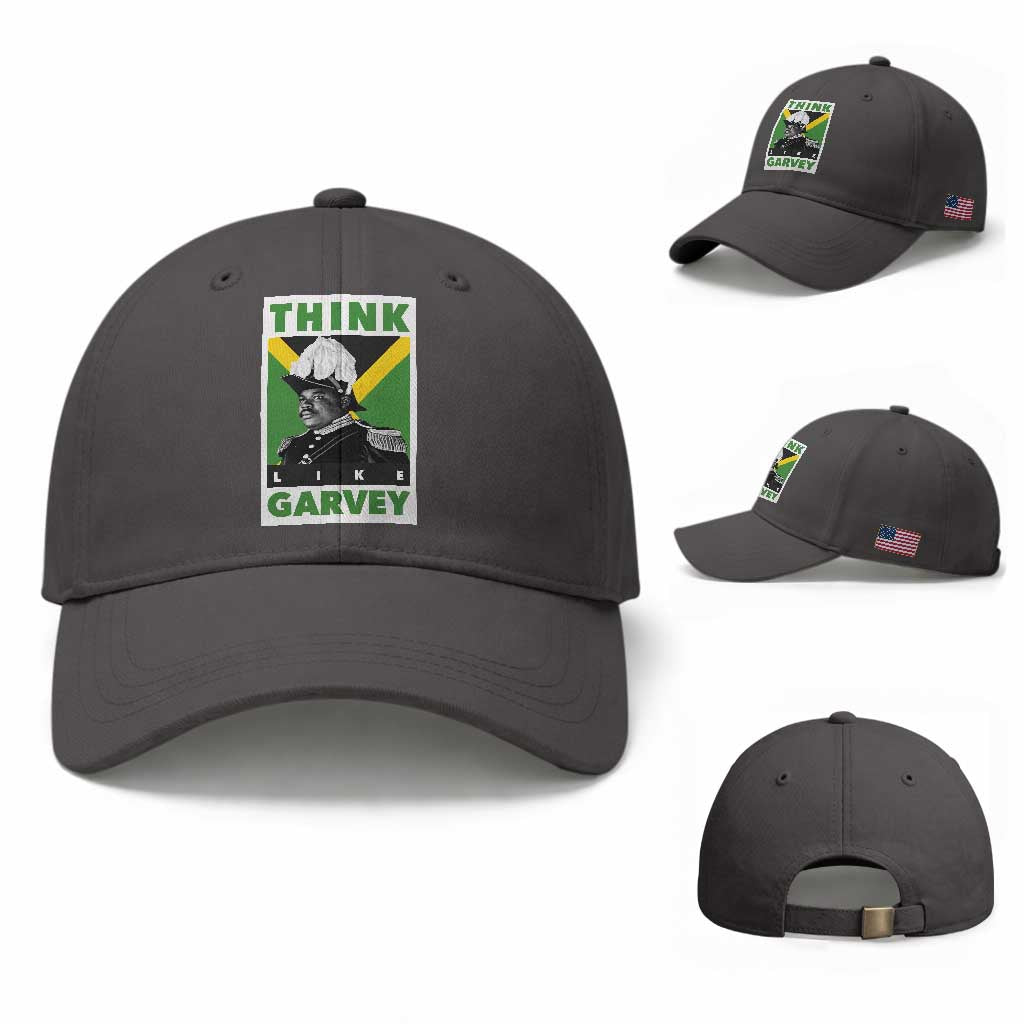 Pan Africanism Think Like Garvey Baseball Cap Marcus Garvey Jamaica Flag