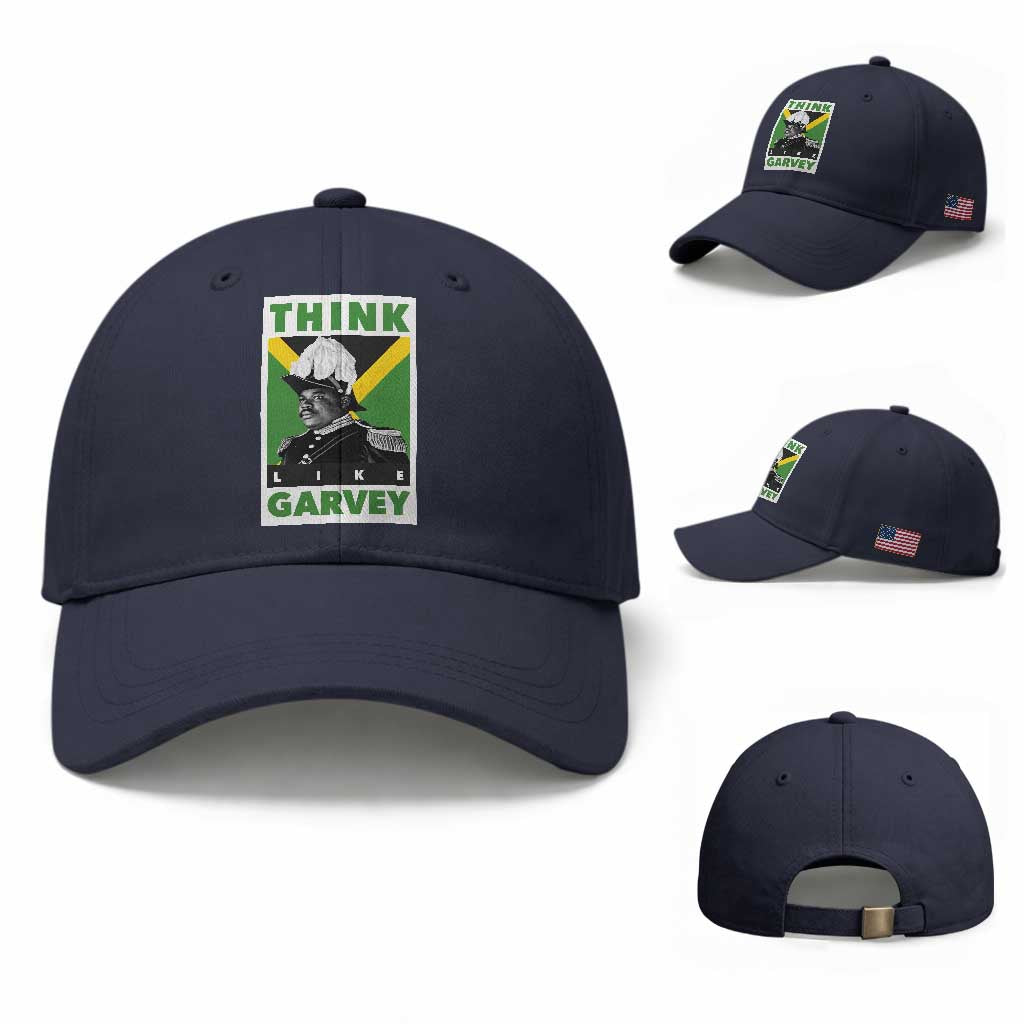 Pan Africanism Think Like Garvey Baseball Cap Marcus Garvey Jamaica Flag