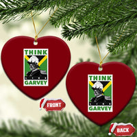Pan Africanism Think Like Garvey Ceramic Ornament Marcus Garvey Jamaica Flag