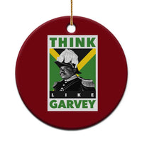 Pan Africanism Think Like Garvey Ceramic Ornament Marcus Garvey Jamaica Flag