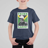 Pan Africanism Think Like Garvey T Shirt For Kid Marcus Garvey Jamaica Flag