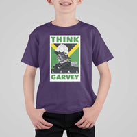 Pan Africanism Think Like Garvey T Shirt For Kid Marcus Garvey Jamaica Flag