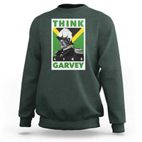 Pan Africanism Think Like Garvey Sweatshirt Marcus Garvey Jamaica Flag