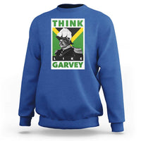 Pan Africanism Think Like Garvey Sweatshirt Marcus Garvey Jamaica Flag