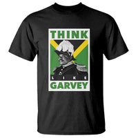 Pan Africanism Think Like Garvey T Shirt Marcus Garvey Jamaica Flag
