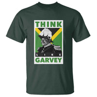 Pan Africanism Think Like Garvey T Shirt Marcus Garvey Jamaica Flag