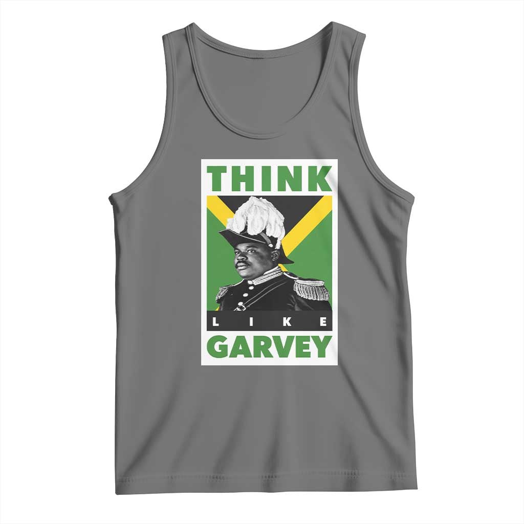Pan Africanism Think Like Garvey Tank Top Marcus Garvey Jamaica Flag